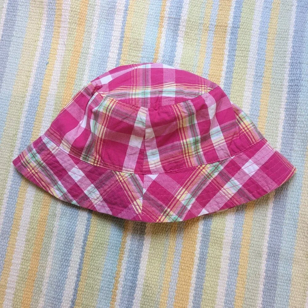 🛍️ BUNDLE ONLY | Jumping Beans pink plaid hat 2T-4T